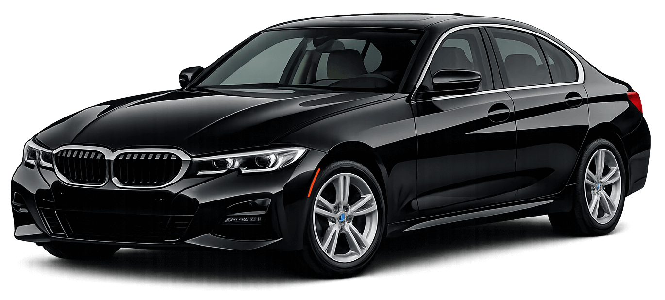 BMW sedan with 35% tint