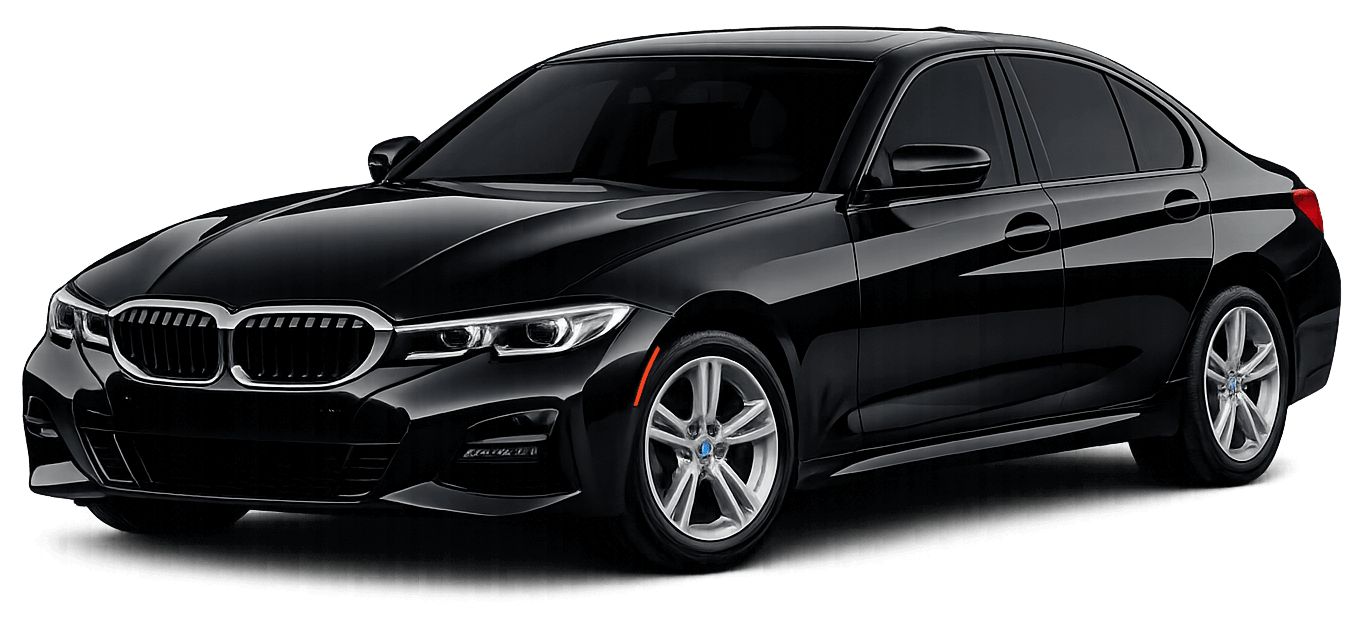 BMW sedan with 5% tint