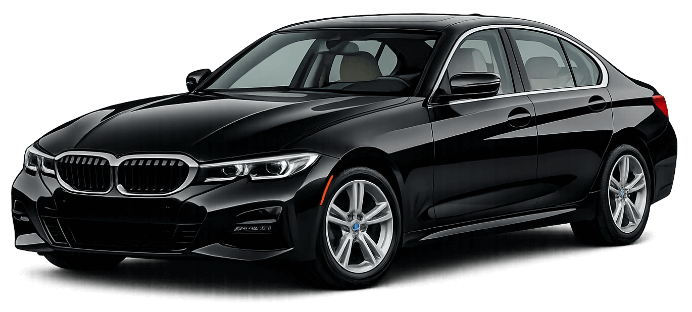 BMW sedan with 70% tint