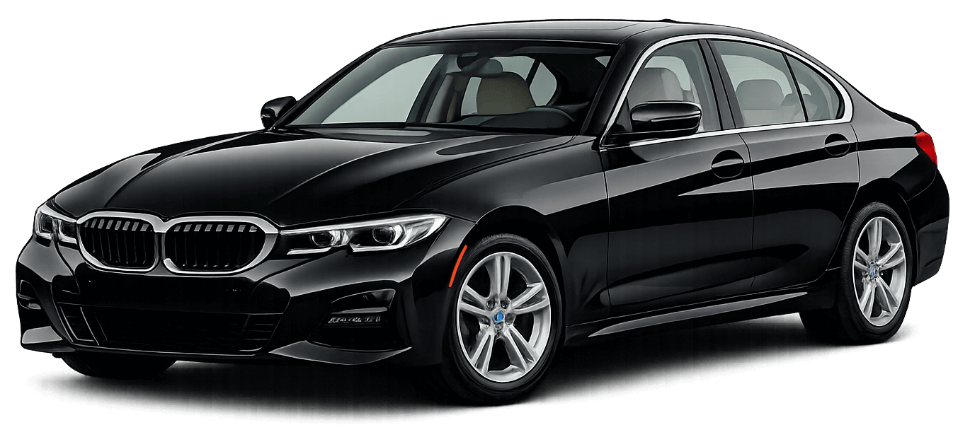 BMW sedan with No Tint tint